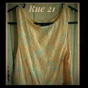 Rue 21 Orange Creamsickle Summer Dress